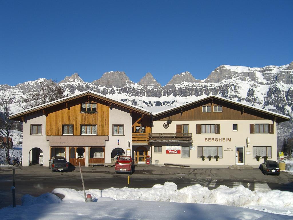 Hotel Restaurant Bergheim Flumserberg Exterior foto